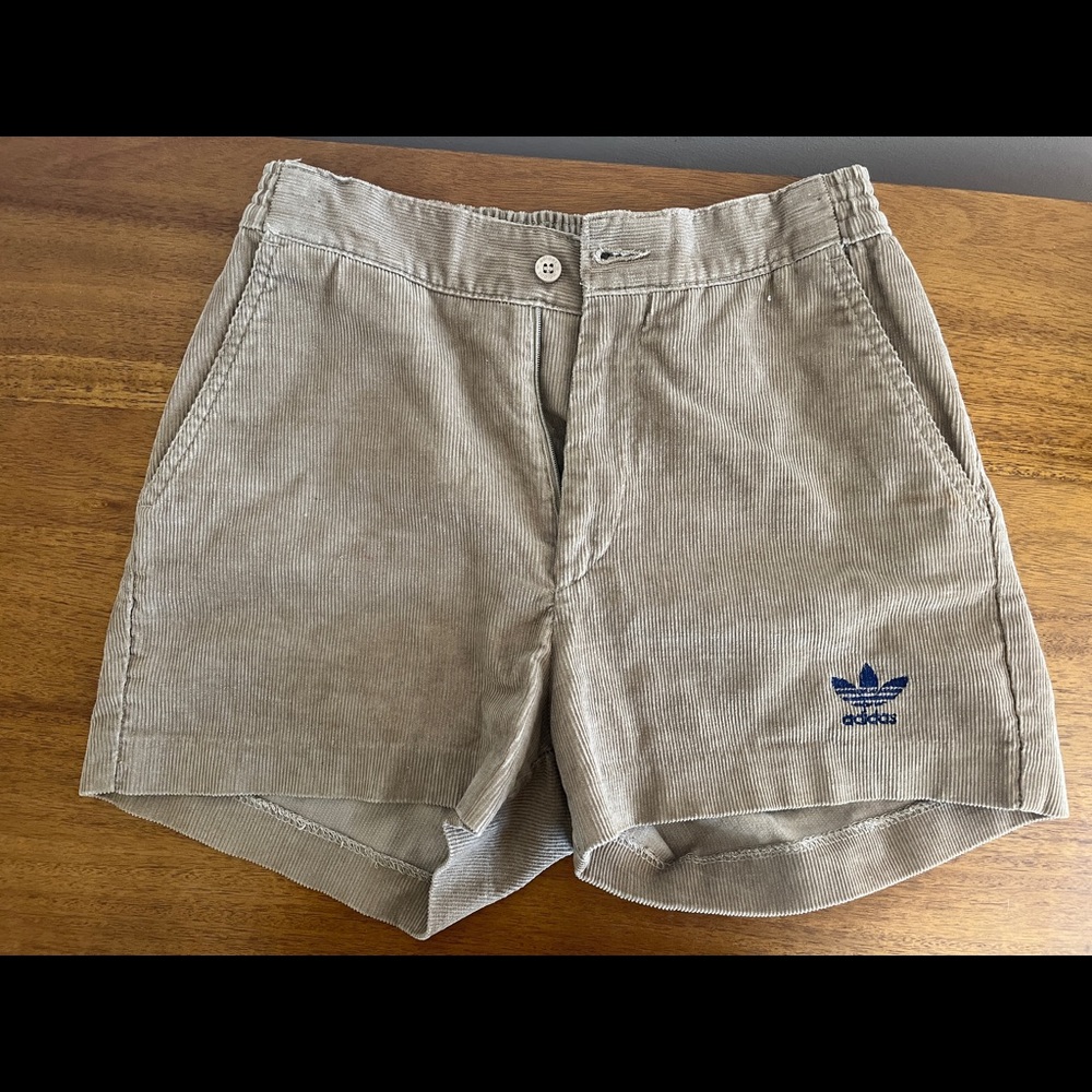 Vintage Tan Adidas Corduroy Shorts